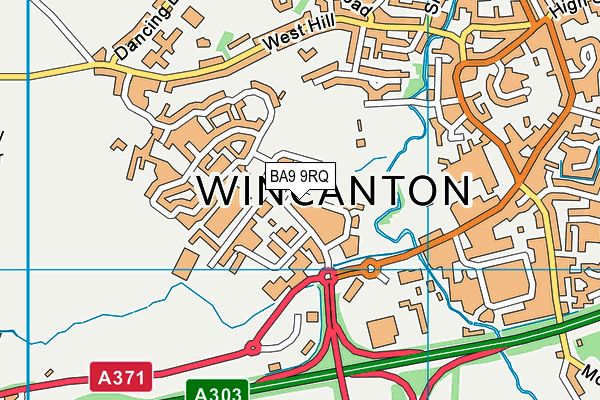 BA9 9RQ map - OS VectorMap District (Ordnance Survey) BA9 9RQ map - OS VectorMap District (Ordnance Survey)