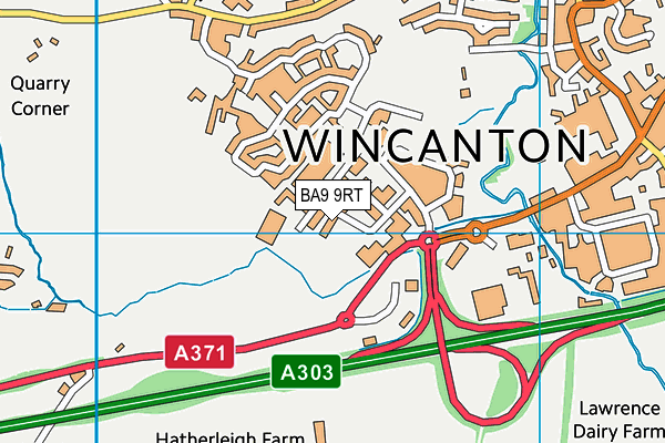 BA9 9RT map - OS VectorMap District (Ordnance Survey) BA9 9RT map - OS VectorMap District (Ordnance Survey)