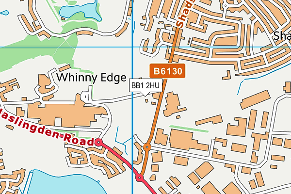 BB1 2HU map - OS VectorMap District (Ordnance Survey) BB1 2HU map - OS VectorMap District (Ordnance Survey)