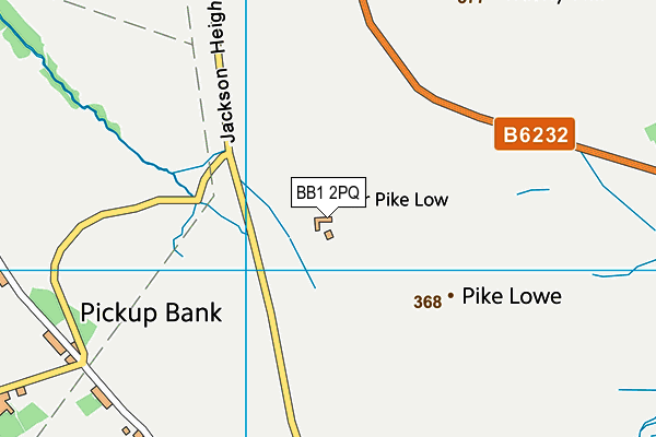 BB1 2PQ map - OS VectorMap District (Ordnance Survey) BB1 2PQ map - OS VectorMap District (Ordnance Survey)