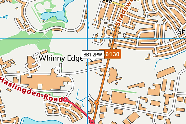 BB1 2PW map - OS VectorMap District (Ordnance Survey) BB1 2PW map - OS VectorMap District (Ordnance Survey)