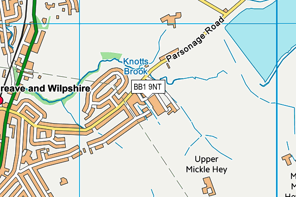 BB1 9NT map - OS VectorMap District (Ordnance Survey) BB1 9NT map - OS VectorMap District (Ordnance Survey)