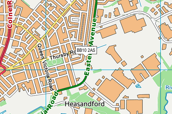 BB10 2AS map - OS VectorMap District (Ordnance Survey) BB10 2AS map - OS VectorMap District (Ordnance Survey)