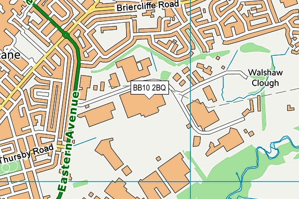 BB10 2BQ map - OS VectorMap District (Ordnance Survey) BB10 2BQ map - OS VectorMap District (Ordnance Survey)