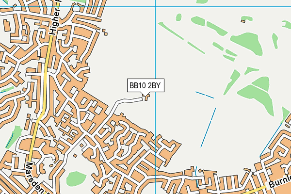 BB10 2BY map - OS VectorMap District (Ordnance Survey) BB10 2BY map - OS VectorMap District (Ordnance Survey)