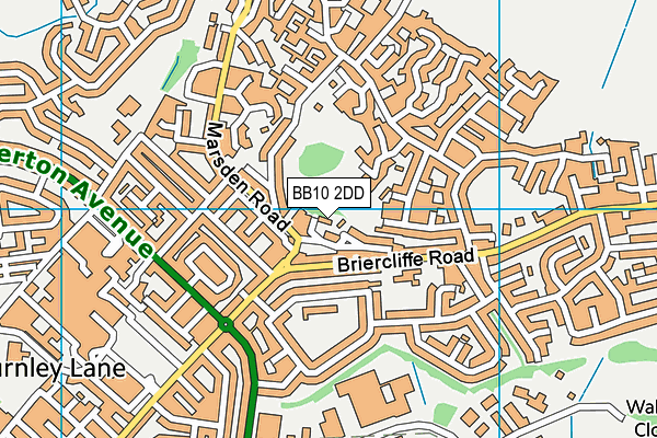 BB10 2DD map - OS VectorMap District (Ordnance Survey) BB10 2DD map - OS VectorMap District (Ordnance Survey)