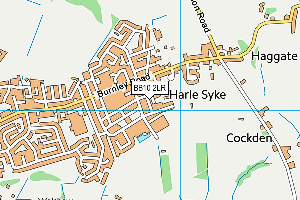 BB10 2LR map - OS VectorMap District (Ordnance Survey) BB10 2LR map - OS VectorMap District (Ordnance Survey)
