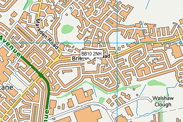 BB10 2NH map - OS VectorMap District (Ordnance Survey) BB10 2NH map - OS VectorMap District (Ordnance Survey)