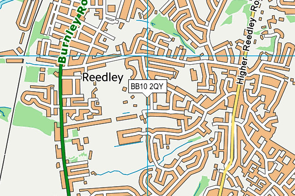 BB10 2QY map - OS VectorMap District (Ordnance Survey) BB10 2QY map - OS VectorMap District (Ordnance Survey)
