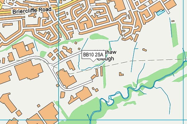 BB10 2SA map - OS VectorMap District (Ordnance Survey) BB10 2SA map - OS VectorMap District (Ordnance Survey)