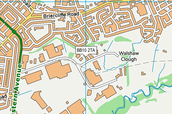 BB10 2TA map - OS VectorMap District (Ordnance Survey) BB10 2TA map - OS VectorMap District (Ordnance Survey)