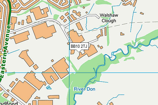 BB10 2TJ map - OS VectorMap District (Ordnance Survey) BB10 2TJ map - OS VectorMap District (Ordnance Survey)