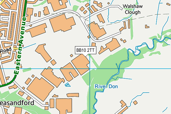 BB10 2TT map - OS VectorMap District (Ordnance Survey) BB10 2TT map - OS VectorMap District (Ordnance Survey)