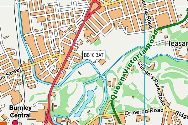 BB10 3AT map - OS VectorMap District (Ordnance Survey) BB10 3AT map - OS VectorMap District (Ordnance Survey)