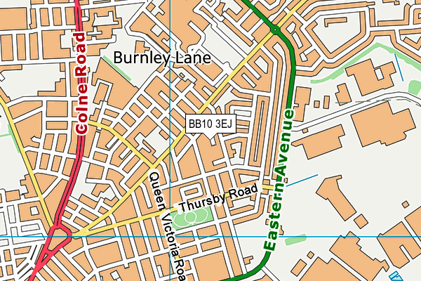 BB10 3EJ map - OS VectorMap District (Ordnance Survey) BB10 3EJ map - OS VectorMap District (Ordnance Survey)