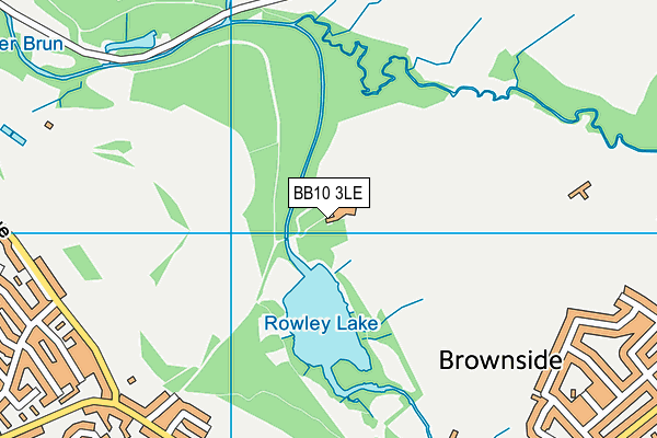 BB10 3LE map - OS VectorMap District (Ordnance Survey) BB10 3LE map - OS VectorMap District (Ordnance Survey)