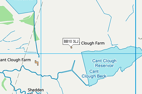 BB10 3LJ map - OS VectorMap District (Ordnance Survey) BB10 3LJ map - OS VectorMap District (Ordnance Survey)