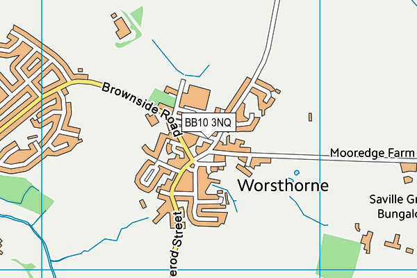 BB10 3NQ map - OS VectorMap District (Ordnance Survey) BB10 3NQ map - OS VectorMap District (Ordnance Survey)