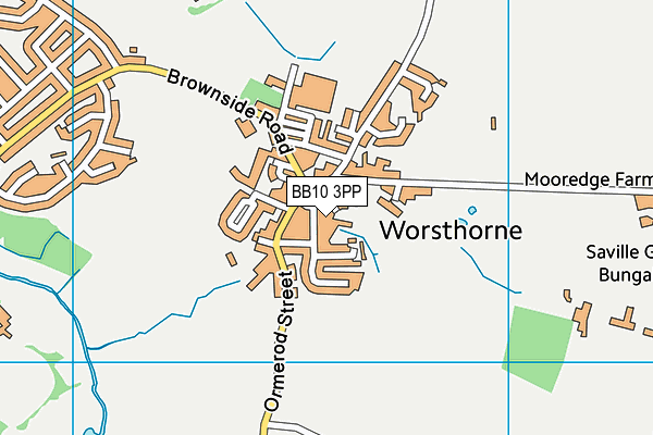 BB10 3PP map - OS VectorMap District (Ordnance Survey) BB10 3PP map - OS VectorMap District (Ordnance Survey)