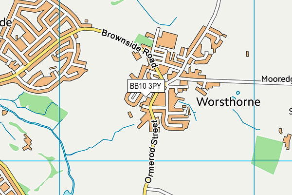 BB10 3PY map - OS VectorMap District (Ordnance Survey) BB10 3PY map - OS VectorMap District (Ordnance Survey)