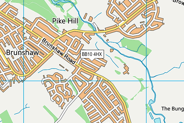BB10 4HX map - OS VectorMap District (Ordnance Survey) BB10 4HX map - OS VectorMap District (Ordnance Survey)