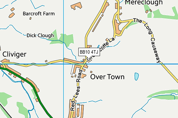 BB10 4TJ map - OS VectorMap District (Ordnance Survey) BB10 4TJ map - OS VectorMap District (Ordnance Survey)