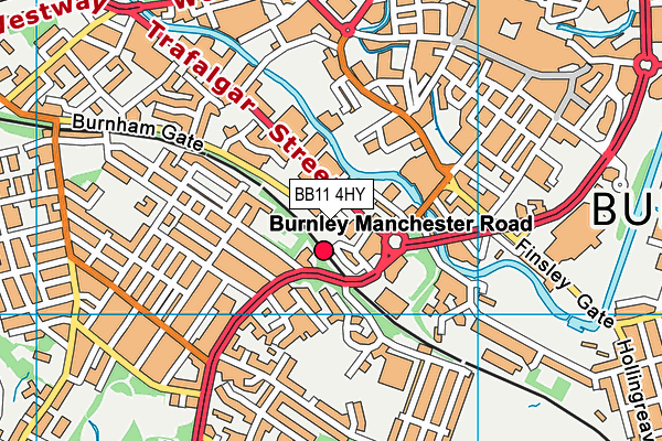 BB11 4HY map - OS VectorMap District (Ordnance Survey) BB11 4HY map - OS VectorMap District (Ordnance Survey)