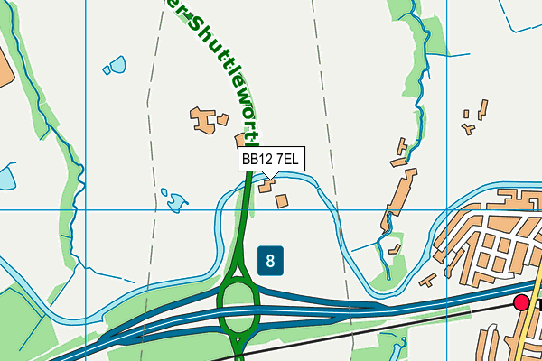 BB12 7EL map - OS VectorMap District (Ordnance Survey) BB12 7EL map - OS VectorMap District (Ordnance Survey)
