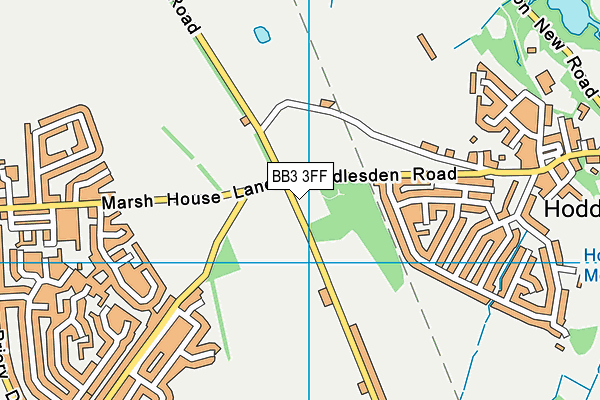 BB3 3FF map - OS VectorMap District (Ordnance Survey) BB3 3FF map - OS VectorMap District (Ordnance Survey)