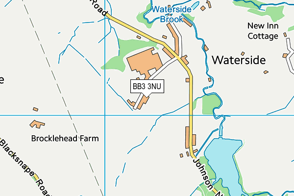 BB3 3NU map - OS VectorMap District (Ordnance Survey) BB3 3NU map - OS VectorMap District (Ordnance Survey)