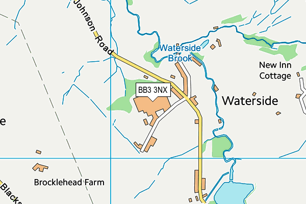 BB3 3NX map - OS VectorMap District (Ordnance Survey) BB3 3NX map - OS VectorMap District (Ordnance Survey)