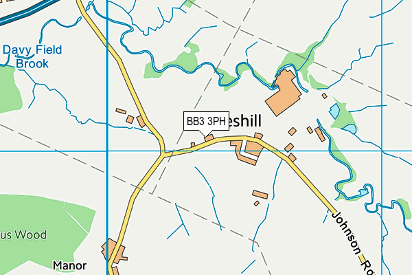 BB3 3PH map - OS VectorMap District (Ordnance Survey) BB3 3PH map - OS VectorMap District (Ordnance Survey)