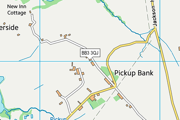 BB3 3QJ map - OS VectorMap District (Ordnance Survey) BB3 3QJ map - OS VectorMap District (Ordnance Survey)
