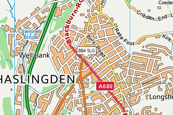 BB4 5LG map - OS VectorMap District (Ordnance Survey) BB4 5LG map - OS VectorMap District (Ordnance Survey)