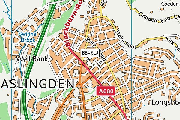 BB4 5LJ map - OS VectorMap District (Ordnance Survey) BB4 5LJ map - OS VectorMap District (Ordnance Survey)
