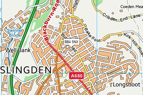 BB4 5NX map - OS VectorMap District (Ordnance Survey) BB4 5NX map - OS VectorMap District (Ordnance Survey)