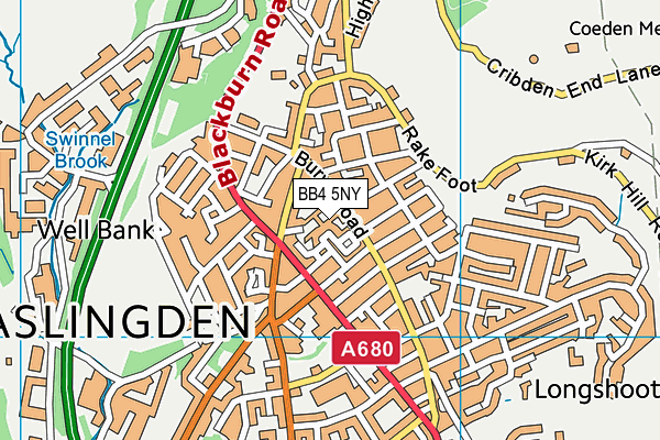 BB4 5NY map - OS VectorMap District (Ordnance Survey) BB4 5NY map - OS VectorMap District (Ordnance Survey)