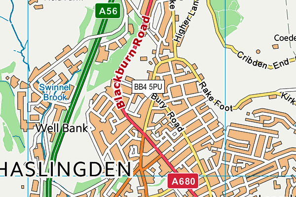 BB4 5PU map - OS VectorMap District (Ordnance Survey) BB4 5PU map - OS VectorMap District (Ordnance Survey)
