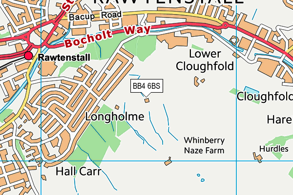 BB4 6BS map - OS VectorMap District (Ordnance Survey) BB4 6BS map - OS VectorMap District (Ordnance Survey)