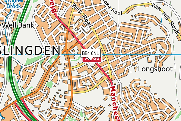 BB4 6NL map - OS VectorMap District (Ordnance Survey) BB4 6NL map - OS VectorMap District (Ordnance Survey)