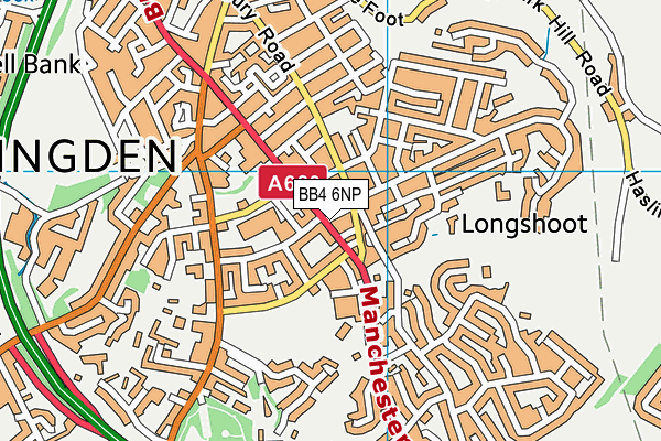 BB4 6NP map - OS VectorMap District (Ordnance Survey) BB4 6NP map - OS VectorMap District (Ordnance Survey)