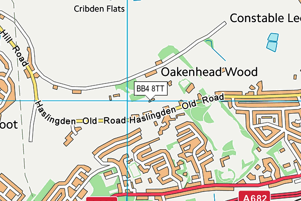 BB4 8TT map - OS VectorMap District (Ordnance Survey) BB4 8TT map - OS VectorMap District (Ordnance Survey)