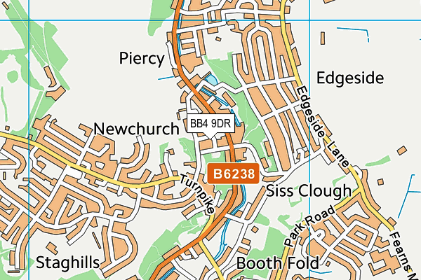 BB4 9DR map - OS VectorMap District (Ordnance Survey) BB4 9DR map - OS VectorMap District (Ordnance Survey)