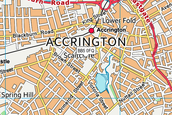 BB5 0FQ map - OS VectorMap District (Ordnance Survey) BB5 0FQ map - OS VectorMap District (Ordnance Survey)