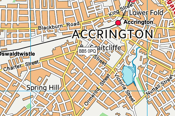 BB5 0PQ map - OS VectorMap District (Ordnance Survey) BB5 0PQ map - OS VectorMap District (Ordnance Survey)