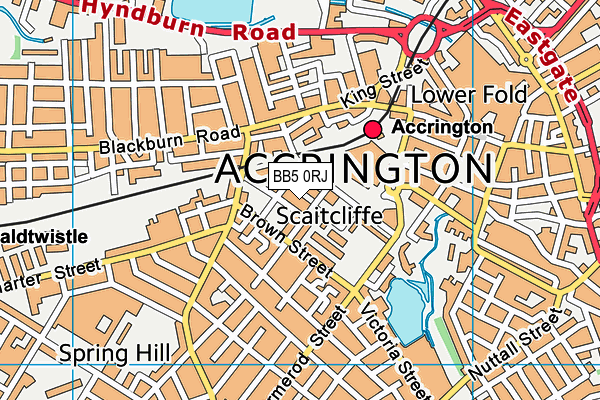 BB5 0RJ map - OS VectorMap District (Ordnance Survey) BB5 0RJ map - OS VectorMap District (Ordnance Survey)