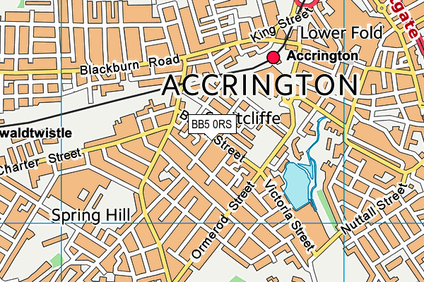 BB5 0RS map - OS VectorMap District (Ordnance Survey) BB5 0RS map - OS VectorMap District (Ordnance Survey)
