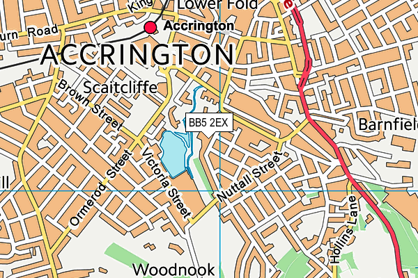 BB5 2EX map - OS VectorMap District (Ordnance Survey) BB5 2EX map - OS VectorMap District (Ordnance Survey)