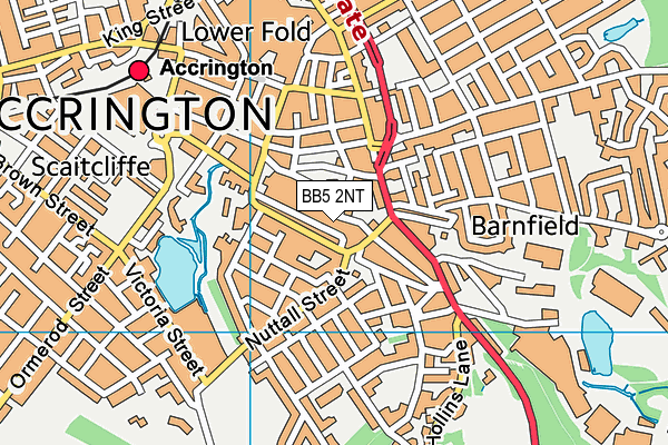 BB5 2NT map - OS VectorMap District (Ordnance Survey) BB5 2NT map - OS VectorMap District (Ordnance Survey)