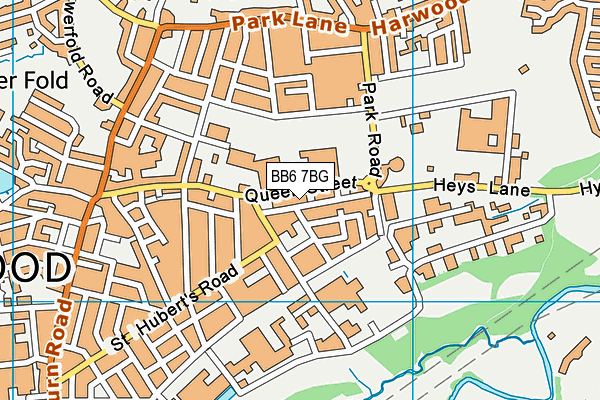 BB6 7BG map - OS VectorMap District (Ordnance Survey) BB6 7BG map - OS VectorMap District (Ordnance Survey)